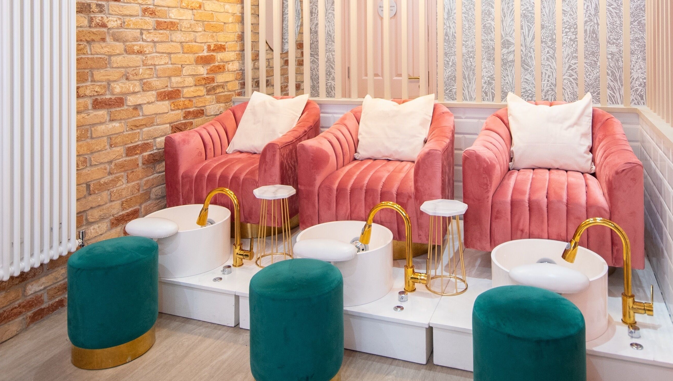 Luxurious pedicure chairs at Beautification Nottingham, Nottingham, England, GB.