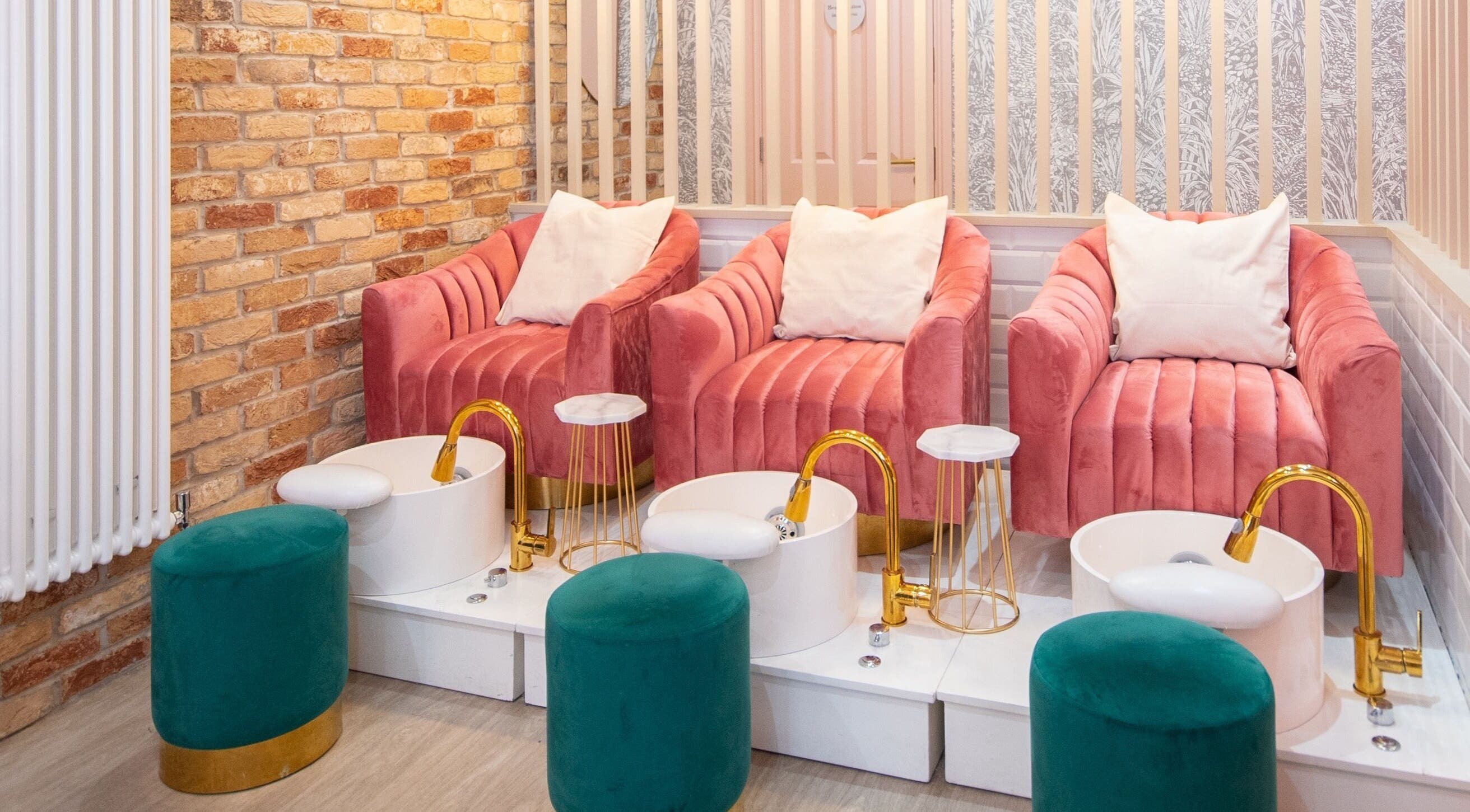 Luxurious pedicure chairs at Beautification Nottingham, Nottingham, England, GB.