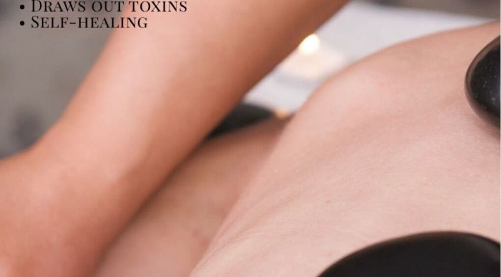 Five Elements Spa CBD hot stone massage promotes relaxation in Melbourne, Victoria, AU for toxin release and healing.