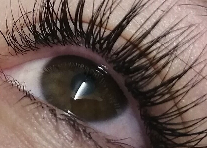 Close-up of eye with long lashes at Dare 2B Beautiful, Boksburg, Gauteng, ZA.