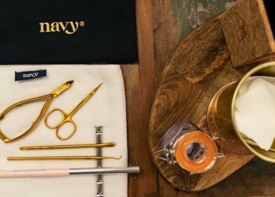 Elegant nail care tools at Nail Envy-Mid Wales in Newtown, Wales, GB, showcasing premium service standards.