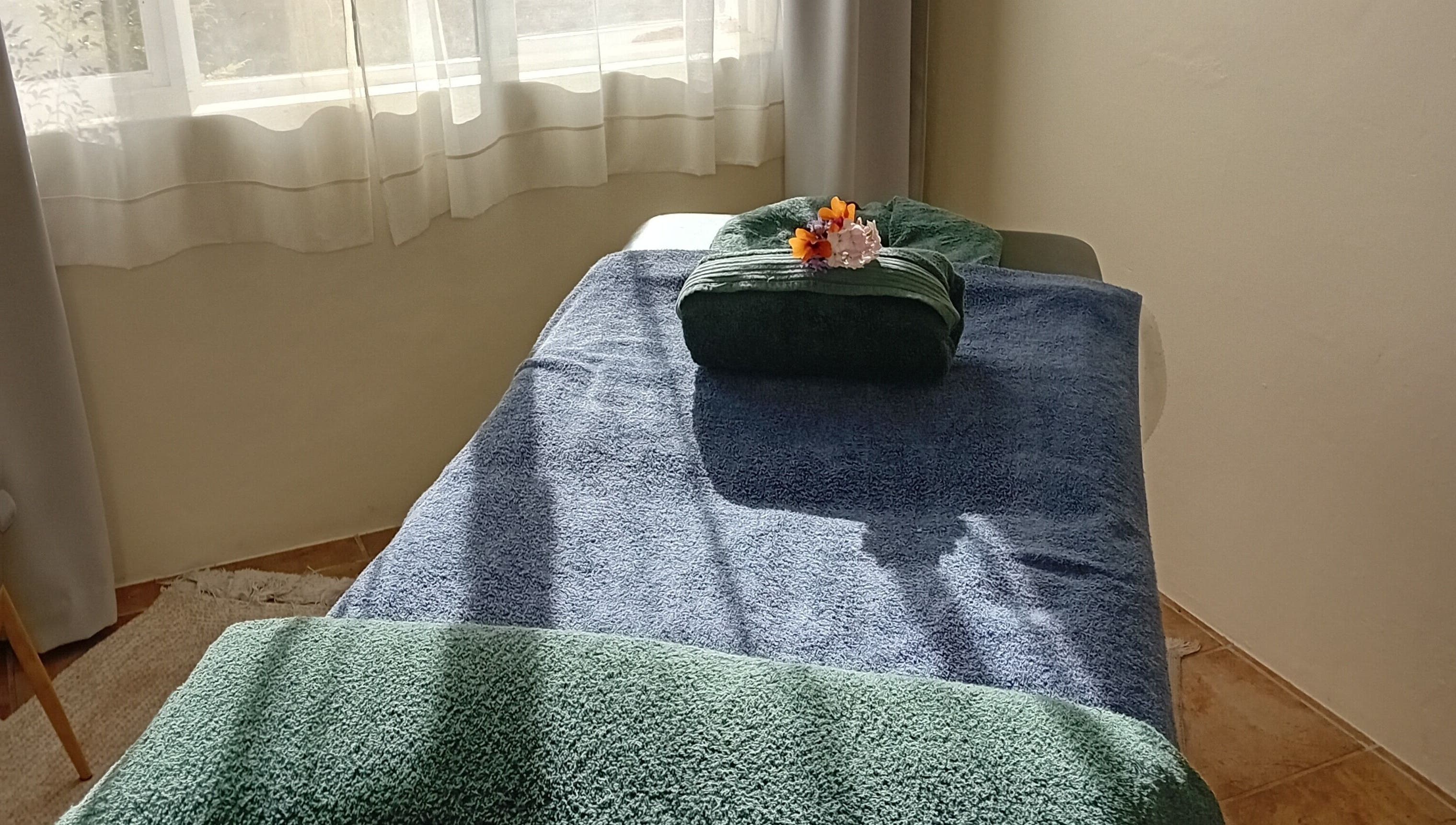 Peaceful massage table setup at Functional Movement, Hermanus, Western Cape, ZA.