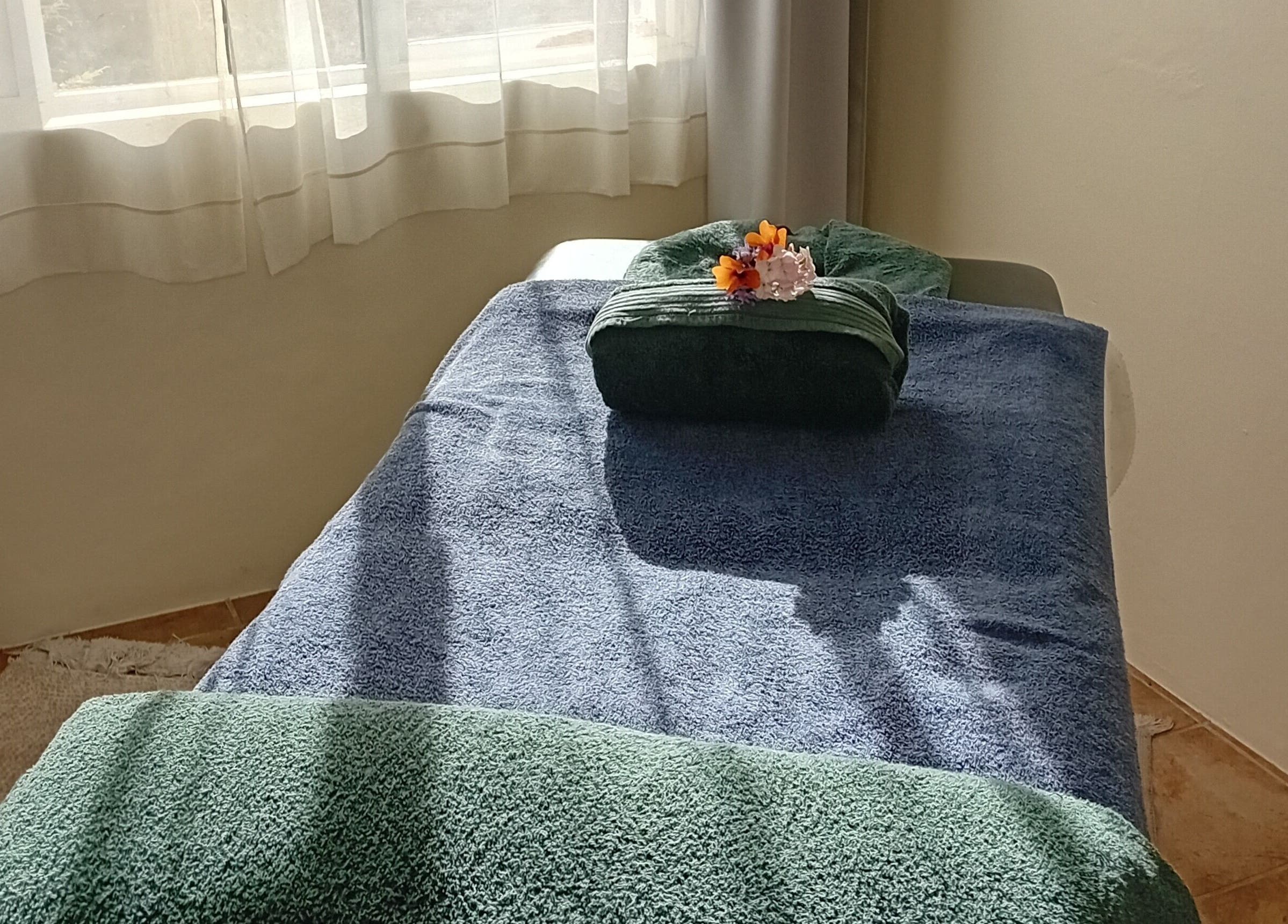 Peaceful massage table setup at Functional Movement, Hermanus, Western Cape, ZA.