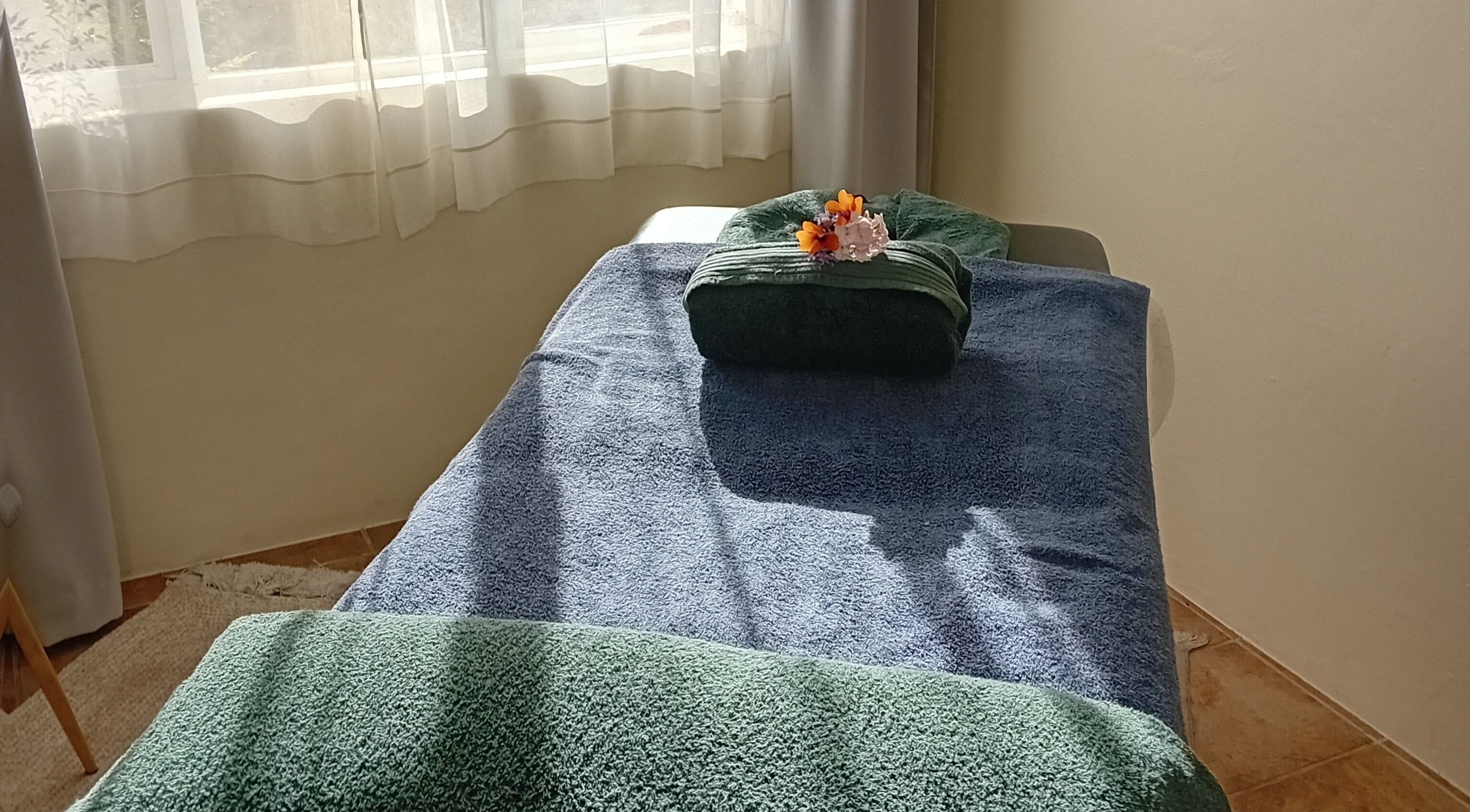 Peaceful massage table setup at Functional Movement, Hermanus, Western Cape, ZA.