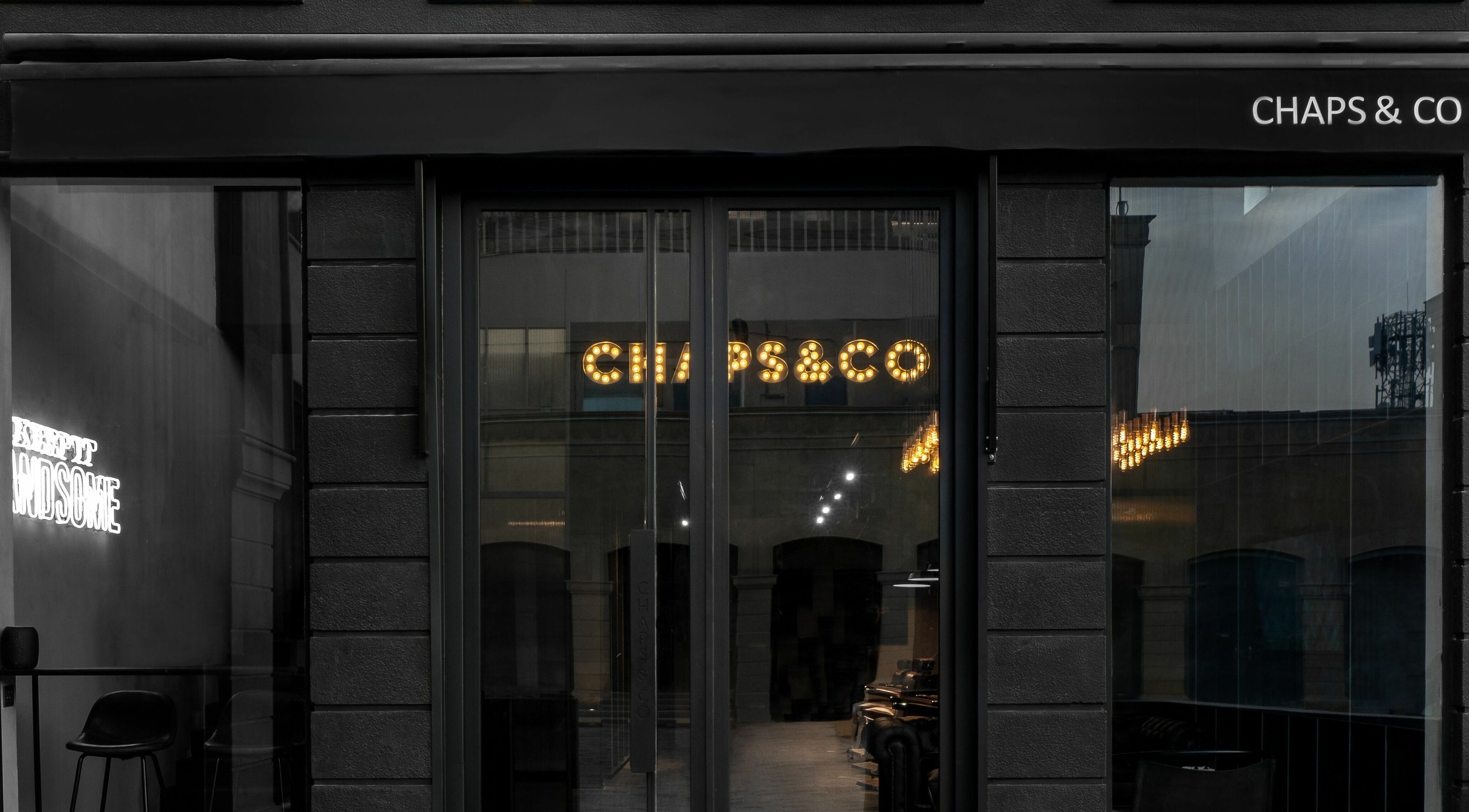 Sophisticated exterior of Chaps & Co - Nojoud Mall in Riyadh, reflecting stylish ambiance and modern design.