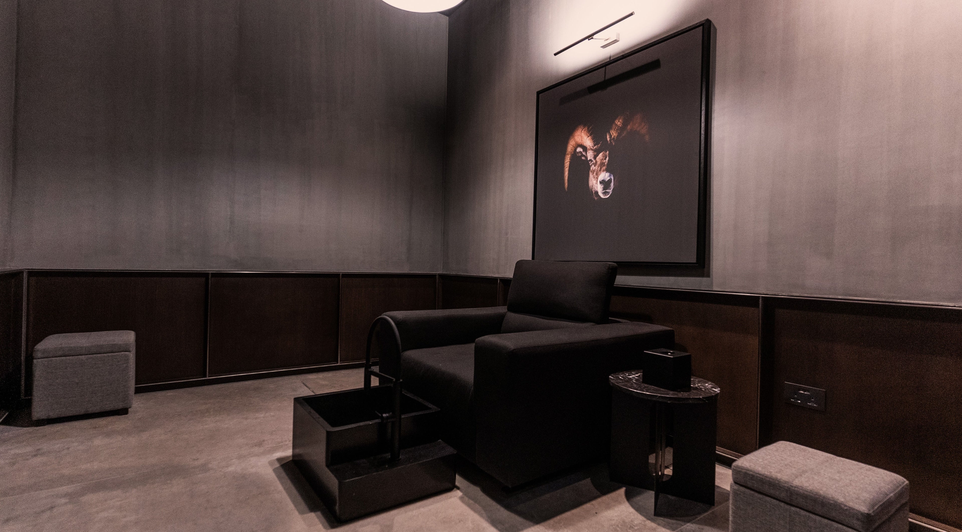 Elegant seating area at Chaps & Co - VIA Riyadh, Riyadh, Riyadh Province, SA offers luxury and comfort.