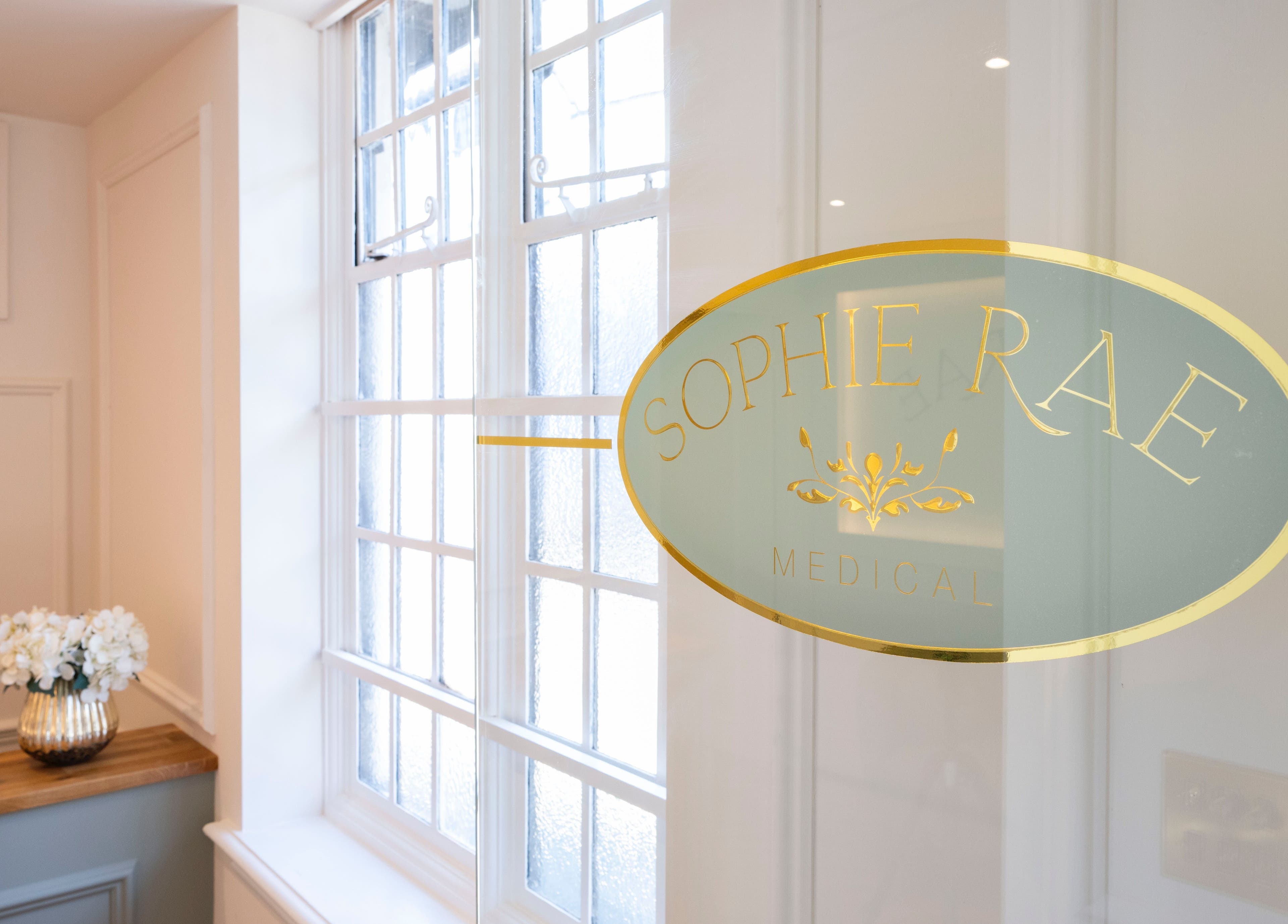 Sophie Rae Medical entrance at Harlowes & Sophie Rae, Sandwich, England, GB.