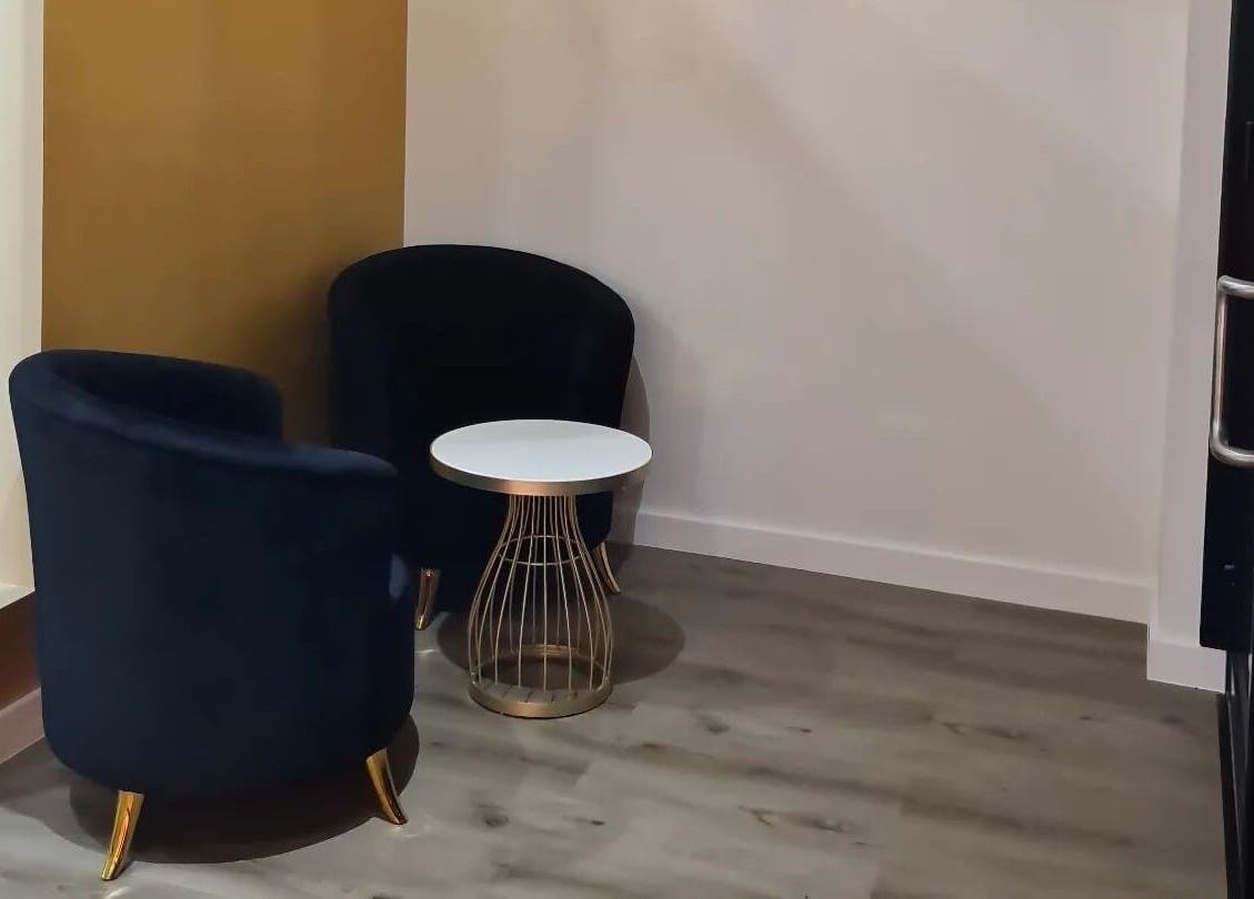 Cozy seating area at Passion Lash and Brow, Mount Hawthorn, Western Australia, AU. Modern design and comfort.