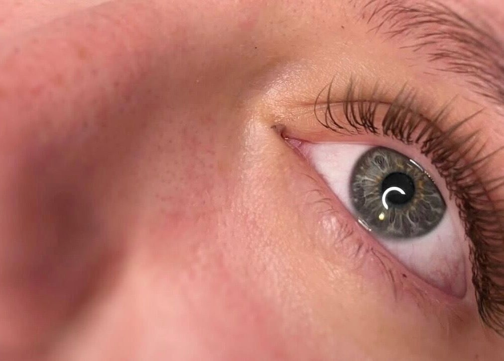 Close-up of elegant lashes at True Lashes, House Of Beauty Framlingham, Framlingham, England, GB.