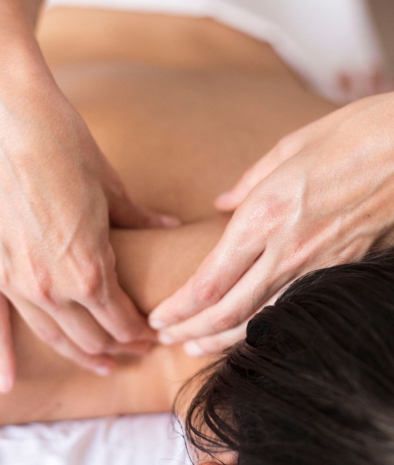 Relaxing massage therapy at At Ease Wellness Studio in Greenwood, Nova Scotia, CA.