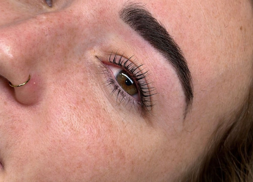 Perfectly shaped brows and lashes at Rachel Lavelle Brows + Beauty, South Perth, Western Australia, AU.