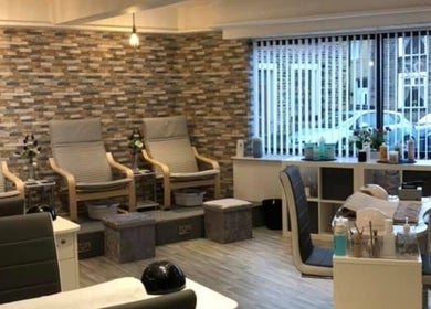 Relaxing spa chairs at Salon27, Barrowford, England, GB, offering a calm and elegant beauty experience.