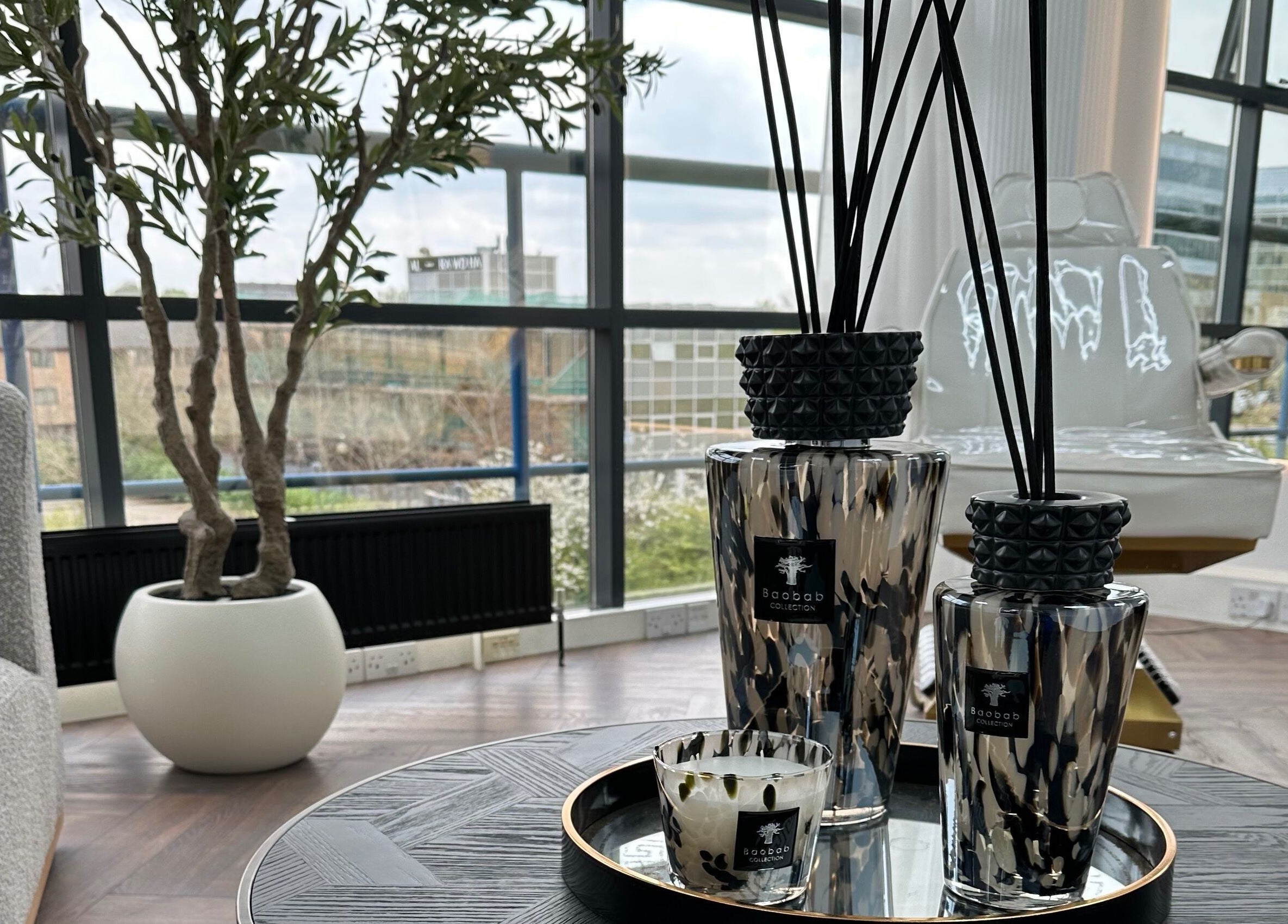 Elegant decor at Georgie’s Aesthetics Milton Keynes, featuring exquisite vases and serene ambiance in Milton Keynes, England, GB.