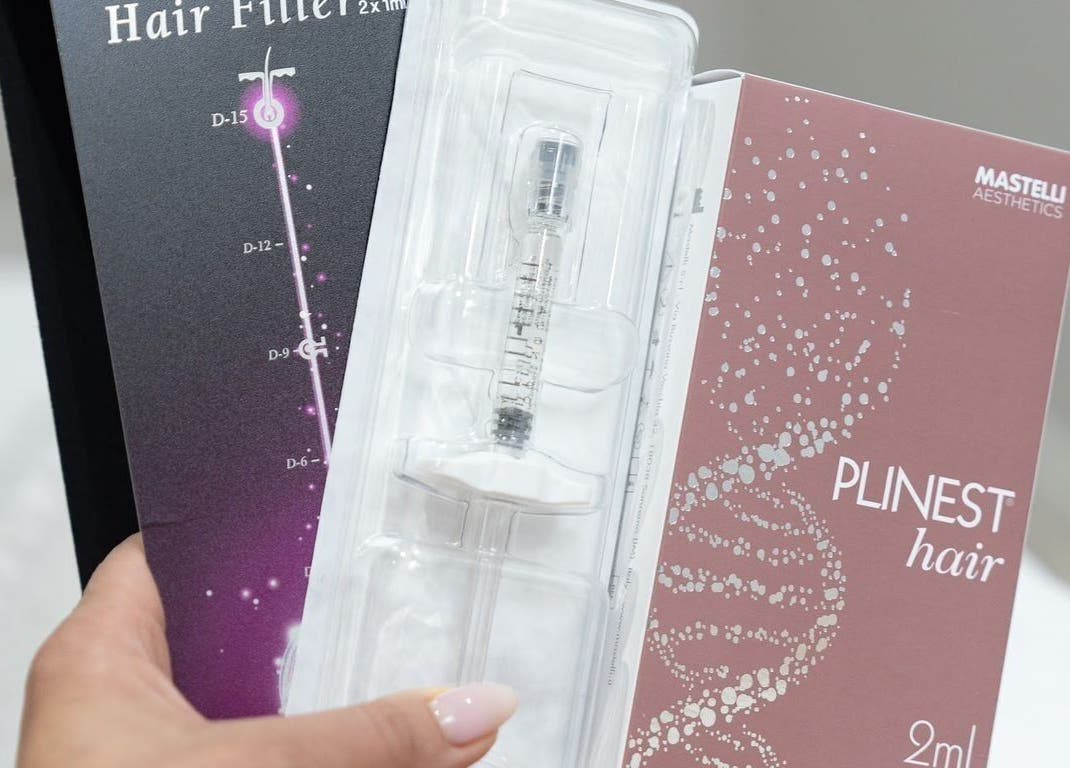 Hair filler product at Oxygen Beauty London, enhancing hair health in London, England, GB.