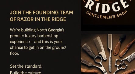 Join Razor in the Ridge team at Blue Ridge, Georgia, US for a premier barbershop experience.