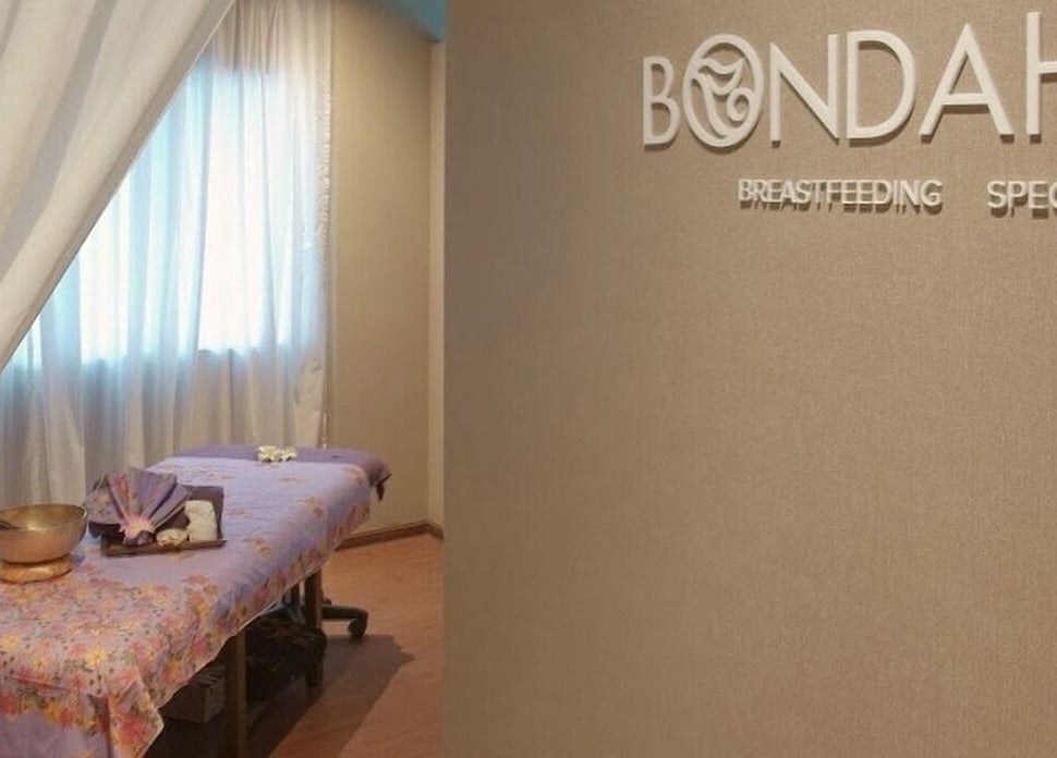 Massage room at Bondahaven Spa Bangi, Bandar Puteri Bangi, Selangor, MY with a massage table and soft lighting.