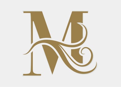 Elegant monogram logo for Mariska @ Salon Sjiek Boetiek, Cape Town, Western Cape, ZA.