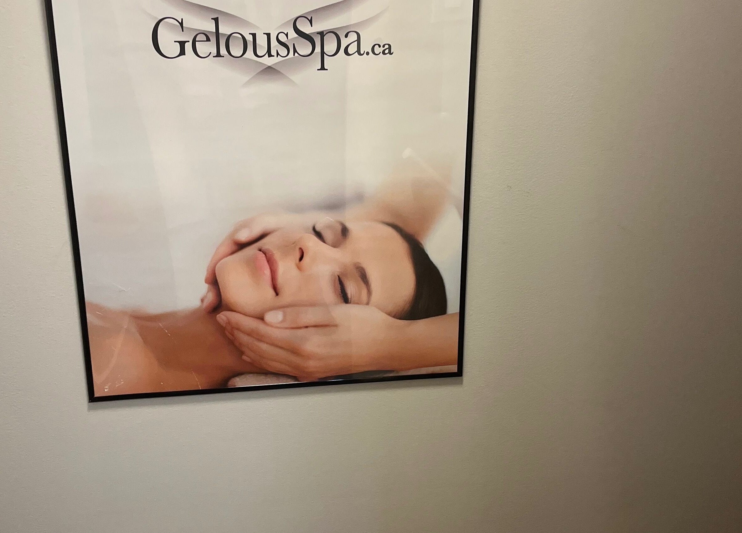 Relaxing facial massage at Gelous Spa, Calgary, Alberta, CA promotes serenity and rejuvenation.