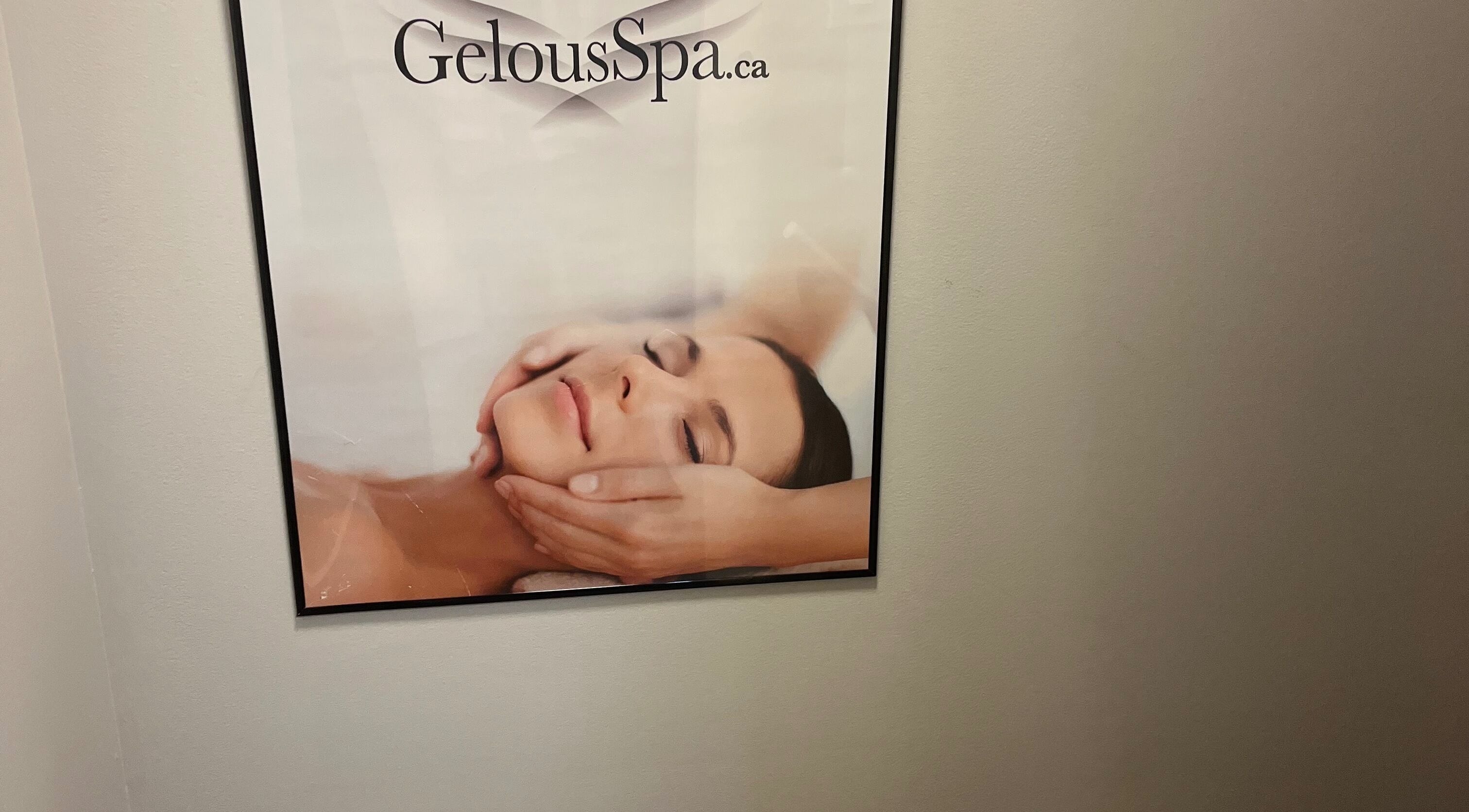 Relaxing facial massage at Gelous Spa, Calgary, Alberta, CA promotes serenity and rejuvenation.