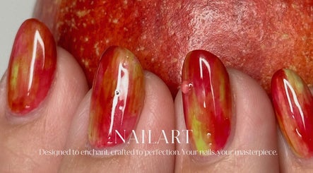 Vibrant nail art at SoiRee Citraland, East Java, East Java, ID showcasing bold colors and intricate design.