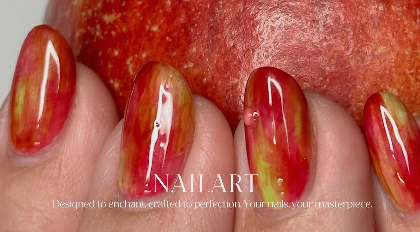 Vibrant nail art at SoiRee Citraland, East Java, East Java, ID showcasing bold colors and intricate design.