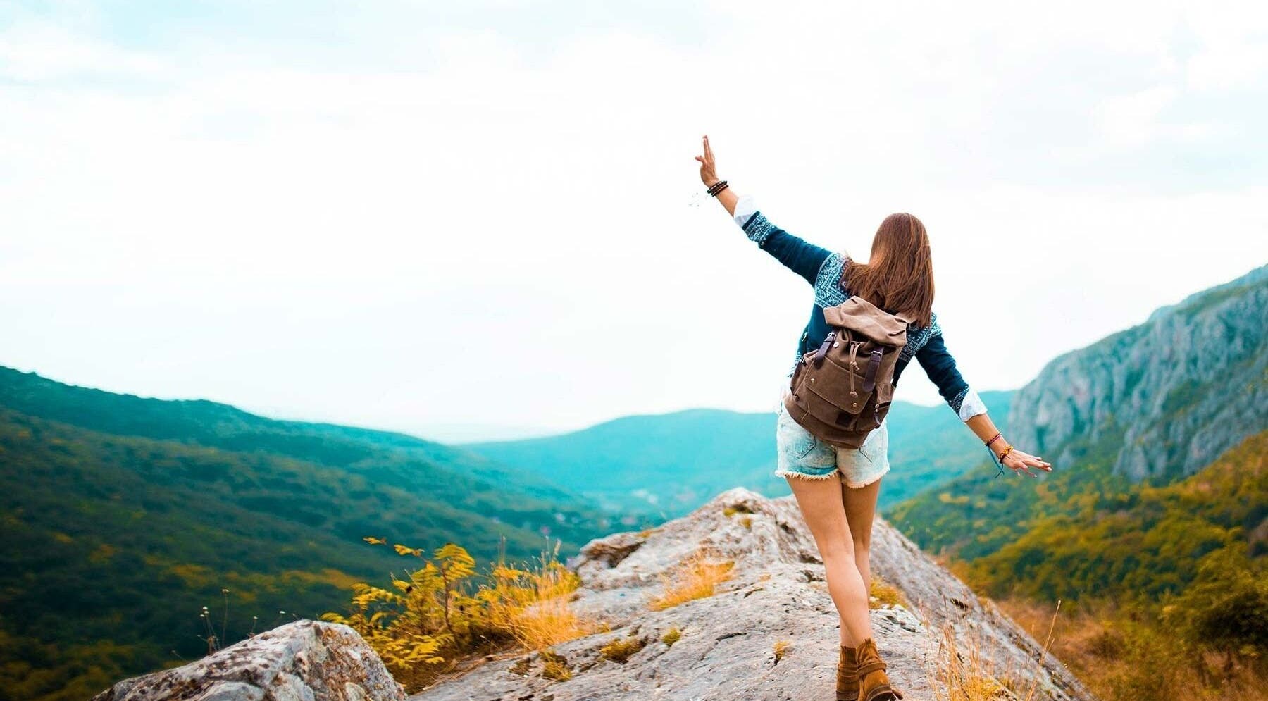 Woman enjoying nature near Harmony Massage Bothell in Bothell, Washington, US.