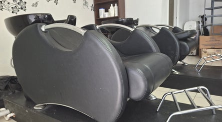 Stylish salon wash chairs at Le Monde De Paula Ltd - LMDPHAIRCARETT, Port of Spain, TT.