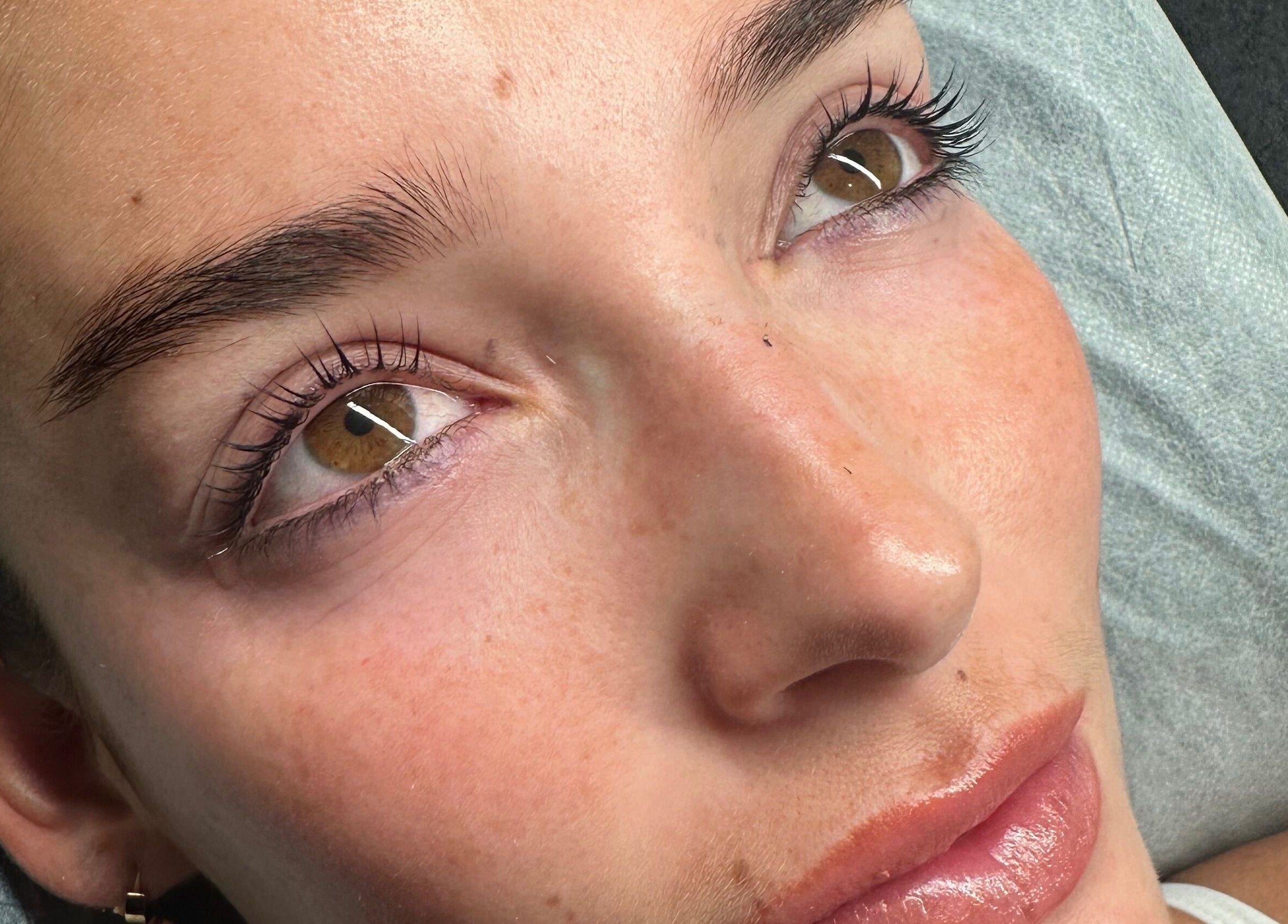 Close-up of lash treatment at Jayla's Beauty Salon, Melbourne, Victoria, AU.