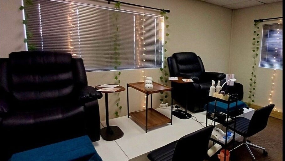 Relaxing massage chairs and decor in Beauty by Nadia, Pretoria, Gauteng, ZA for ultimate comfort.