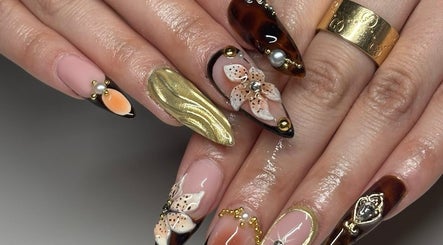 Intricate nail art at Butterfly Beauty Salon | W Broadway, Vancouver, British Columbia, CA.