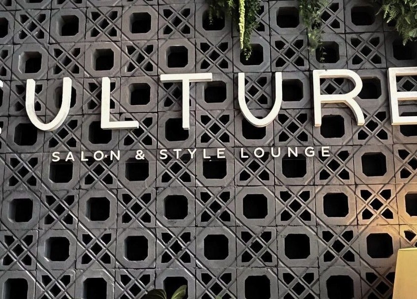 Elegant wall with Culture Salon MNL logo in Taguig, Metro Manila, PH.