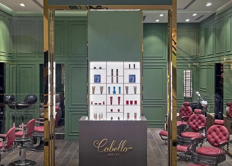 Cabello Lounge - Uptown Mirdif interior showcasing chic styling chairs in Dubai, Dubai, AE.