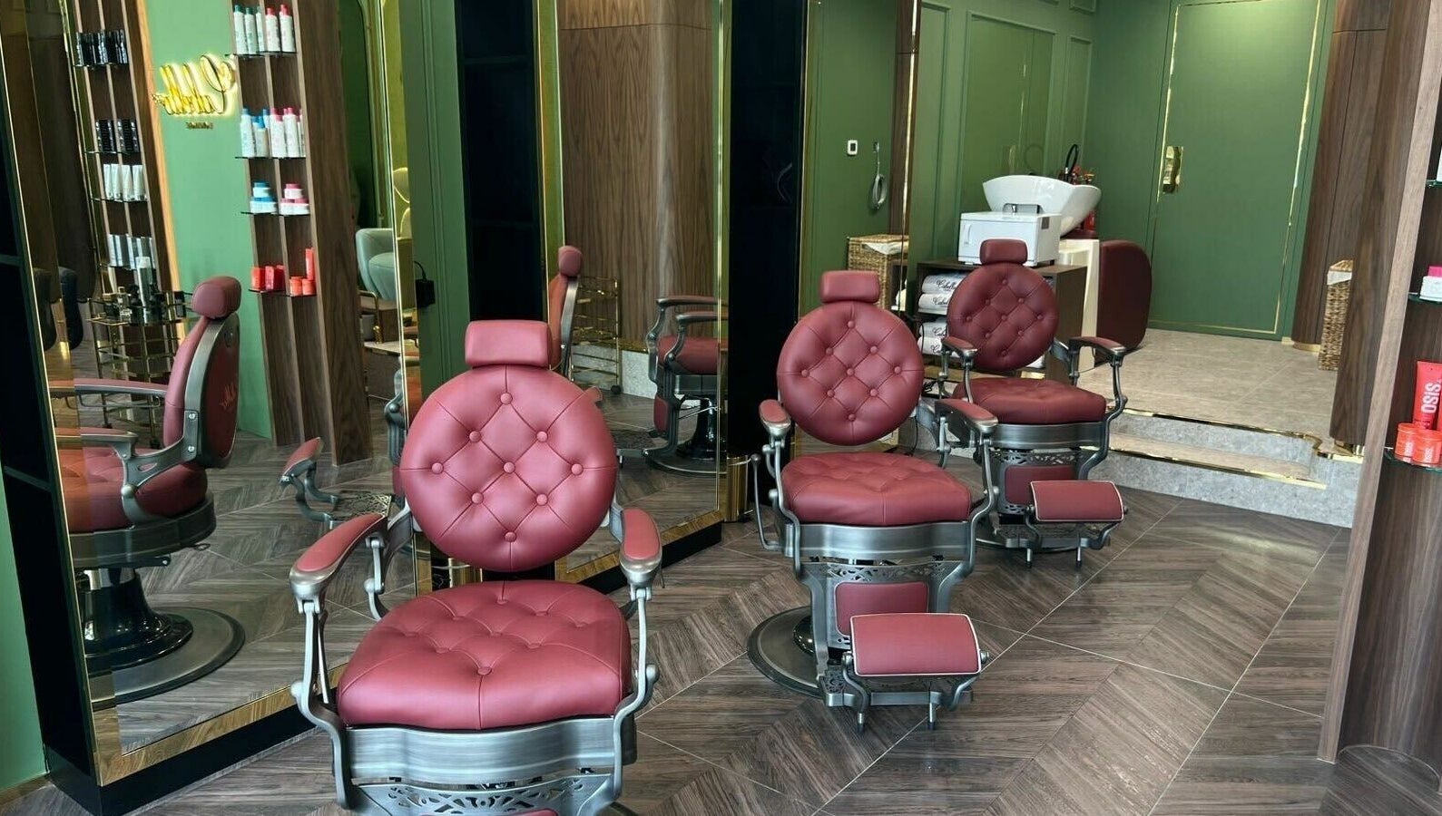 Luxurious salon chairs at Cabello Lounge - Downtown Dubai, Dubai, Dubai, AE, reflecting refined style.