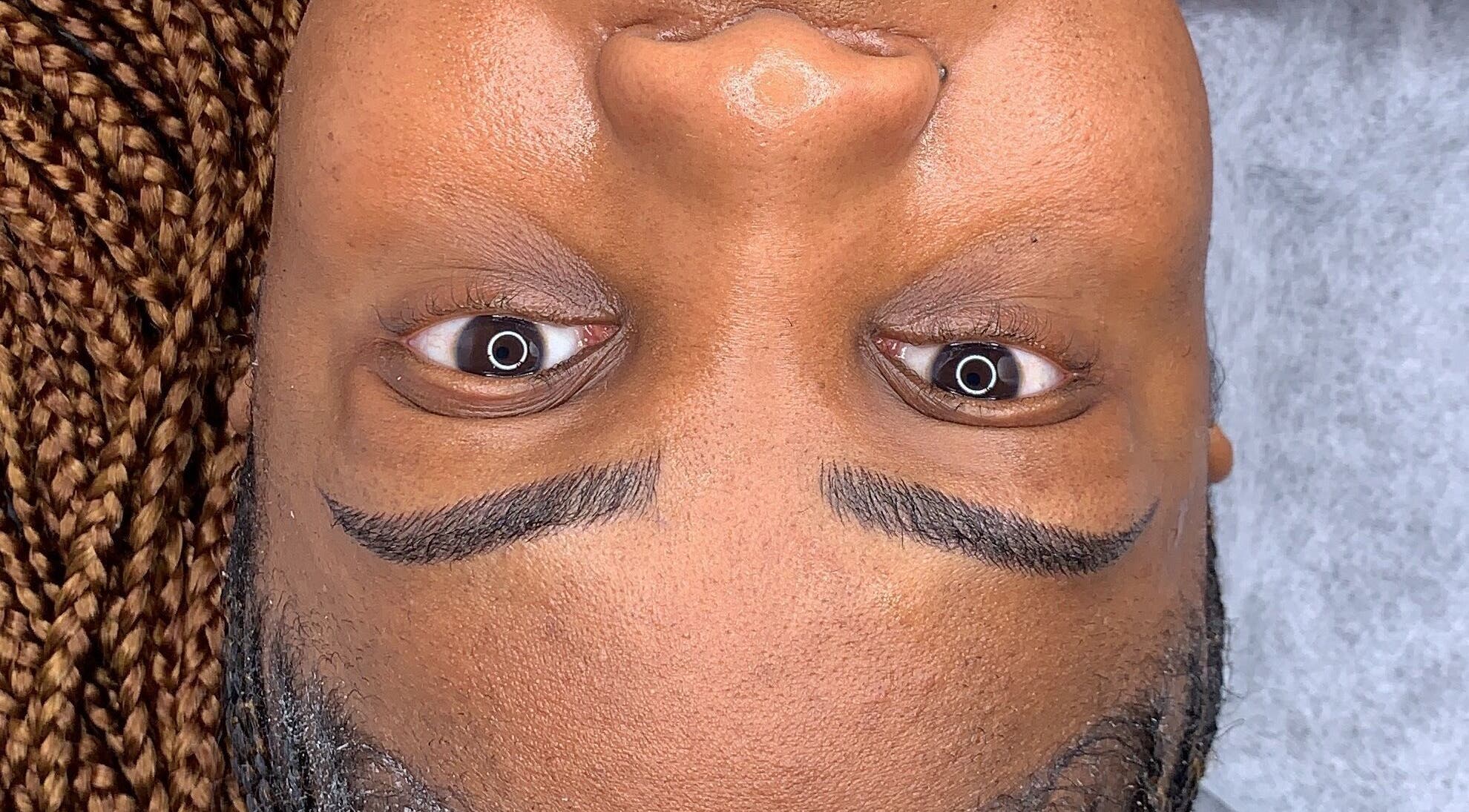 Expertly shaped eyebrows at Flawless Face by Jane, Lagos, Lagos, NG. A showcase of detailed beauty work.