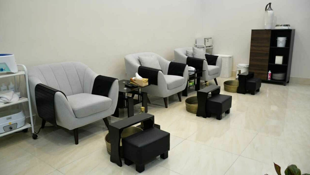 Relaxing pedicure chairs at Super Star Gents Salon Al Jerf 2, Ajman, Ajman, AE, offering top-notch wellness.