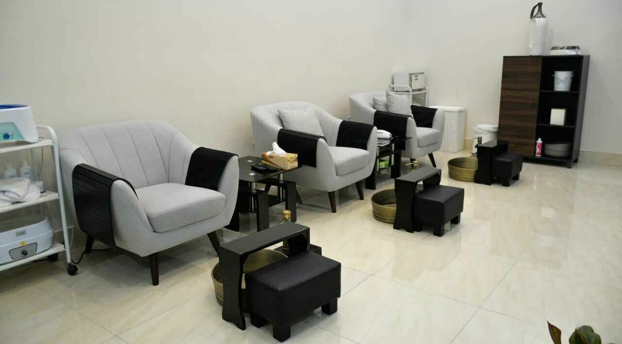 Relaxing pedicure chairs at Super Star Gents Salon Al Jerf 2, Ajman, Ajman, AE, offering top-notch wellness.