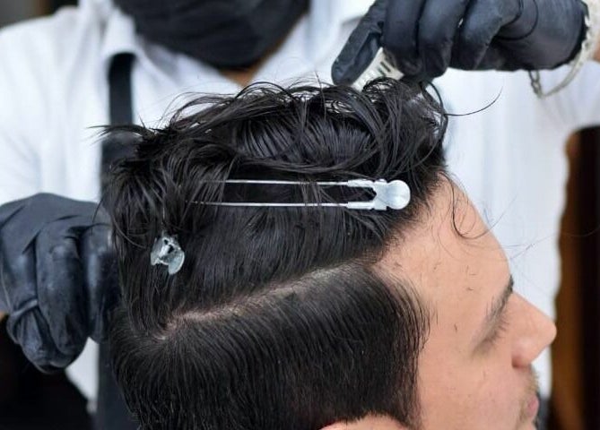 Hair styling at Super Star Gents Salon Al Jerf 2, Ajman, AE with expert technique.