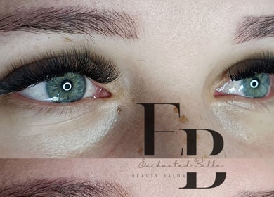 Close-up of lush eyelashes from Enchanted Belle, Boksburg, Gauteng, ZA.