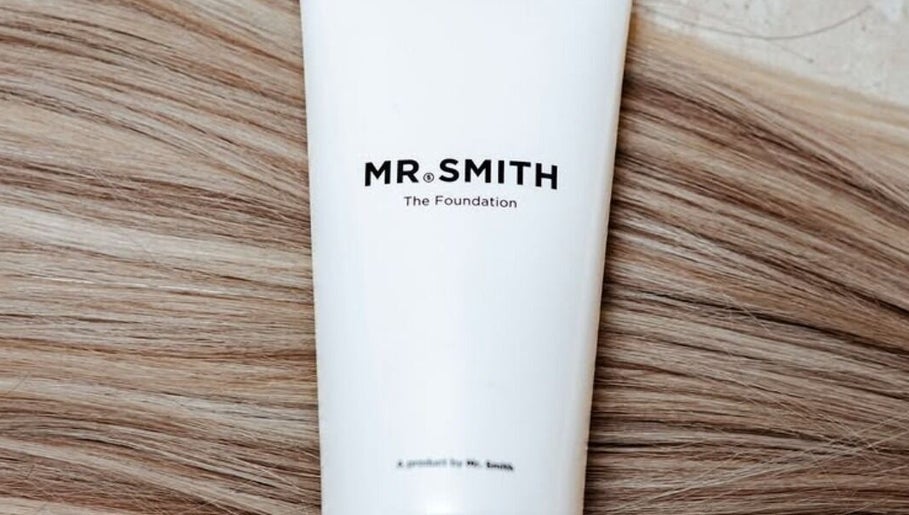 Mr. Smith hair product on sleek hair at Cherie Mather Studio, Kardinya, Western Australia, AU.