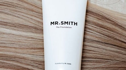 Mr. Smith hair product on sleek hair at Cherie Mather Studio, Kardinya, Western Australia, AU.