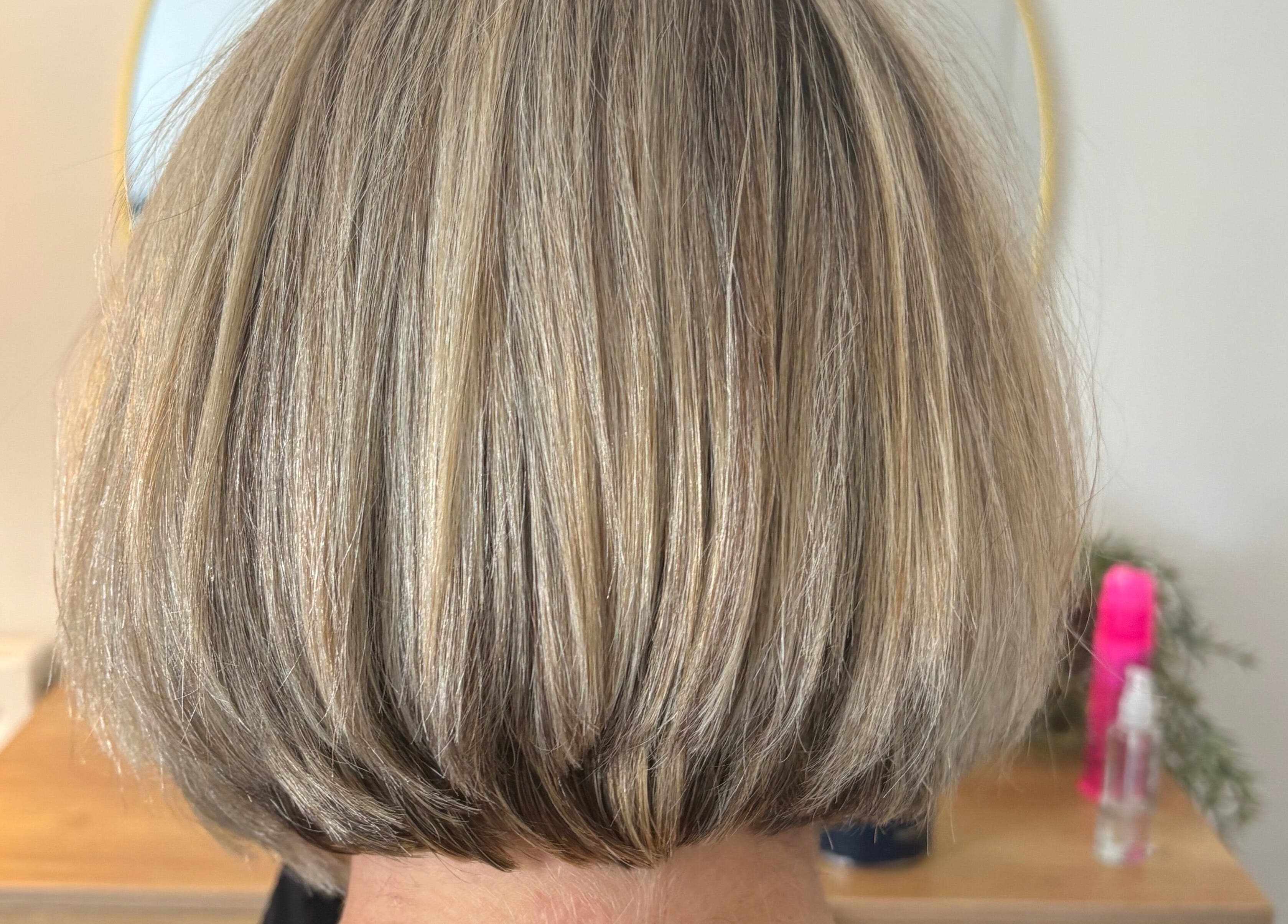 Chic bob haircut at Hairbysarah, Chichester, England, GB. Showcases modern style and expert color blending.