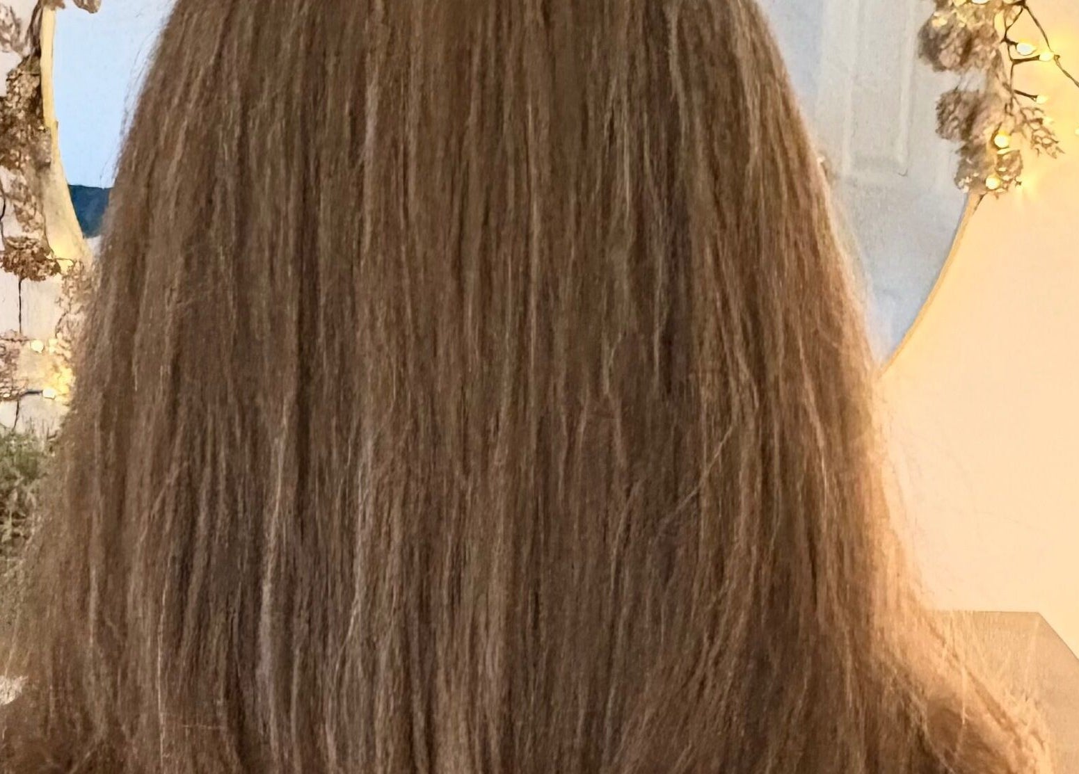 A beautifully styled hair view at Hairbysarah, Chichester, England, GB, showcasing salon ambiance and decor.