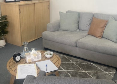 Inviting seating area at Absolute Wellbeing Mind & Body Pty Ltd, Ballarat Central, Victoria, AU.