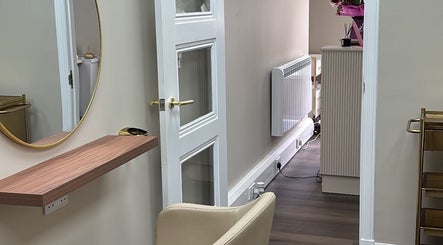 Elegant beauty station at The Beauty Lounge, Aberdeen, GB with modern decor and stylish accents.