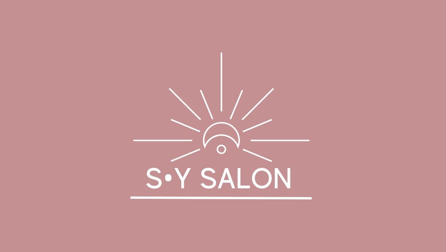 Logo of S Y SALON Stockton on a pink background in Stockton-on-tees, England, GB.