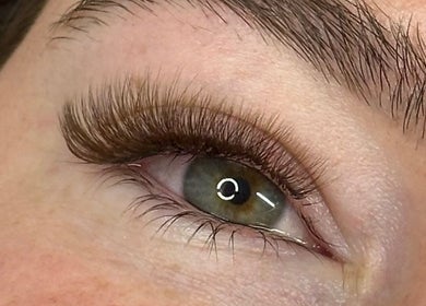 Close-up of a flawlessly applied eyelash at The Beauty Room by Jacqui, Miami, Queensland, AU.
