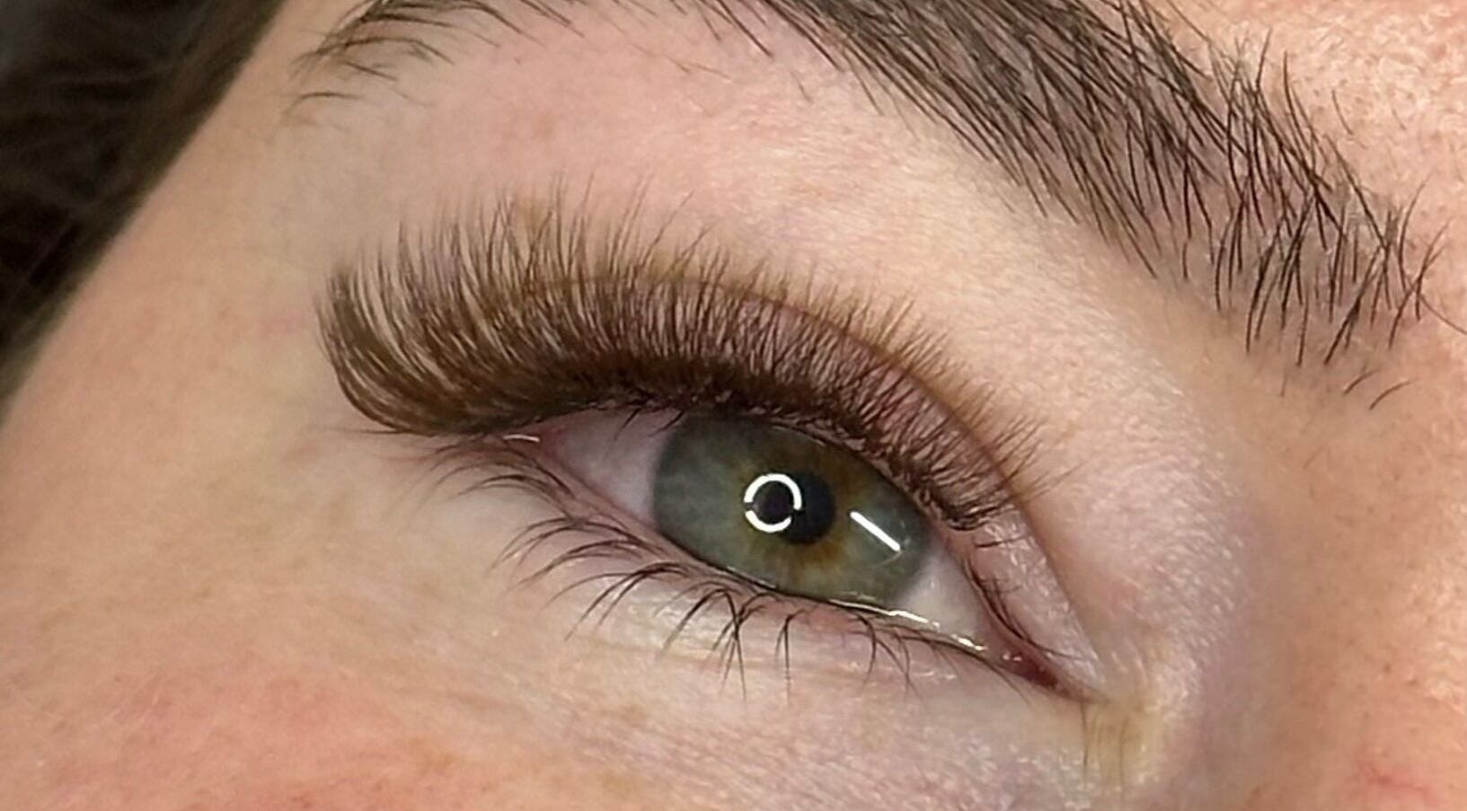 Close-up of a flawlessly applied eyelash at The Beauty Room by Jacqui, Miami, Queensland, AU.