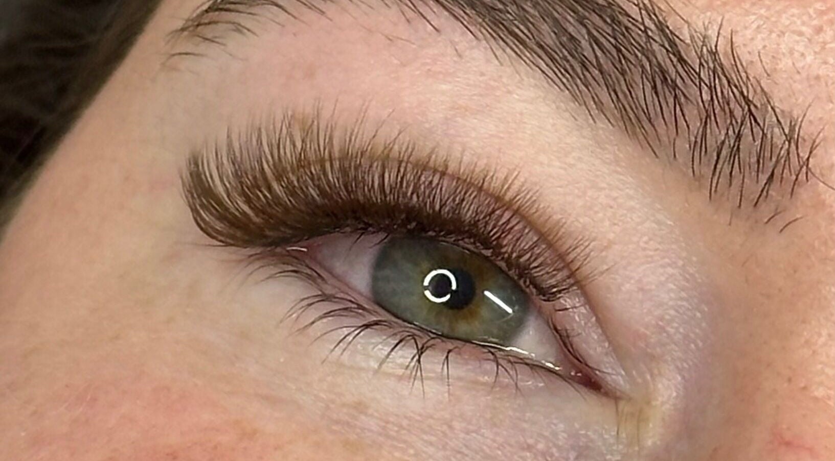 Close-up of a flawlessly applied eyelash at The Beauty Room by Jacqui, Miami, Queensland, AU.