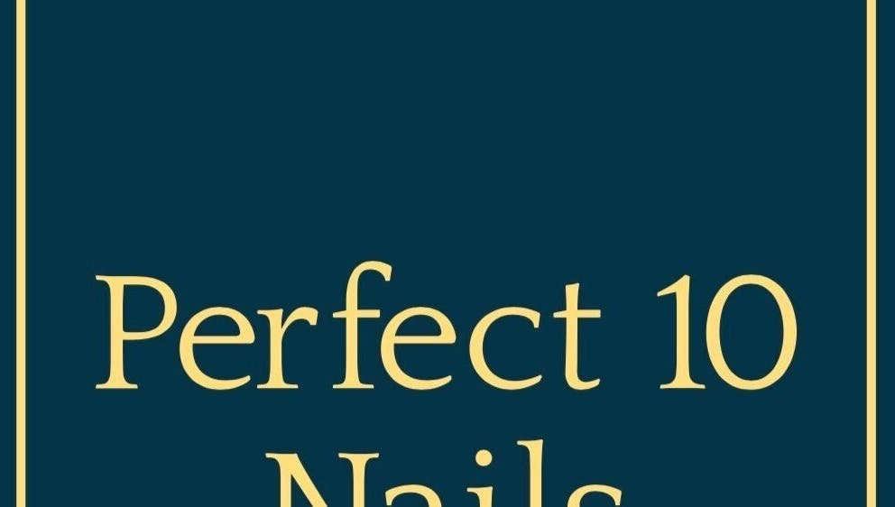 Perfect 10 Nails and Beauty logo, located in Burbage, England, GB, showcasing elegant typography.