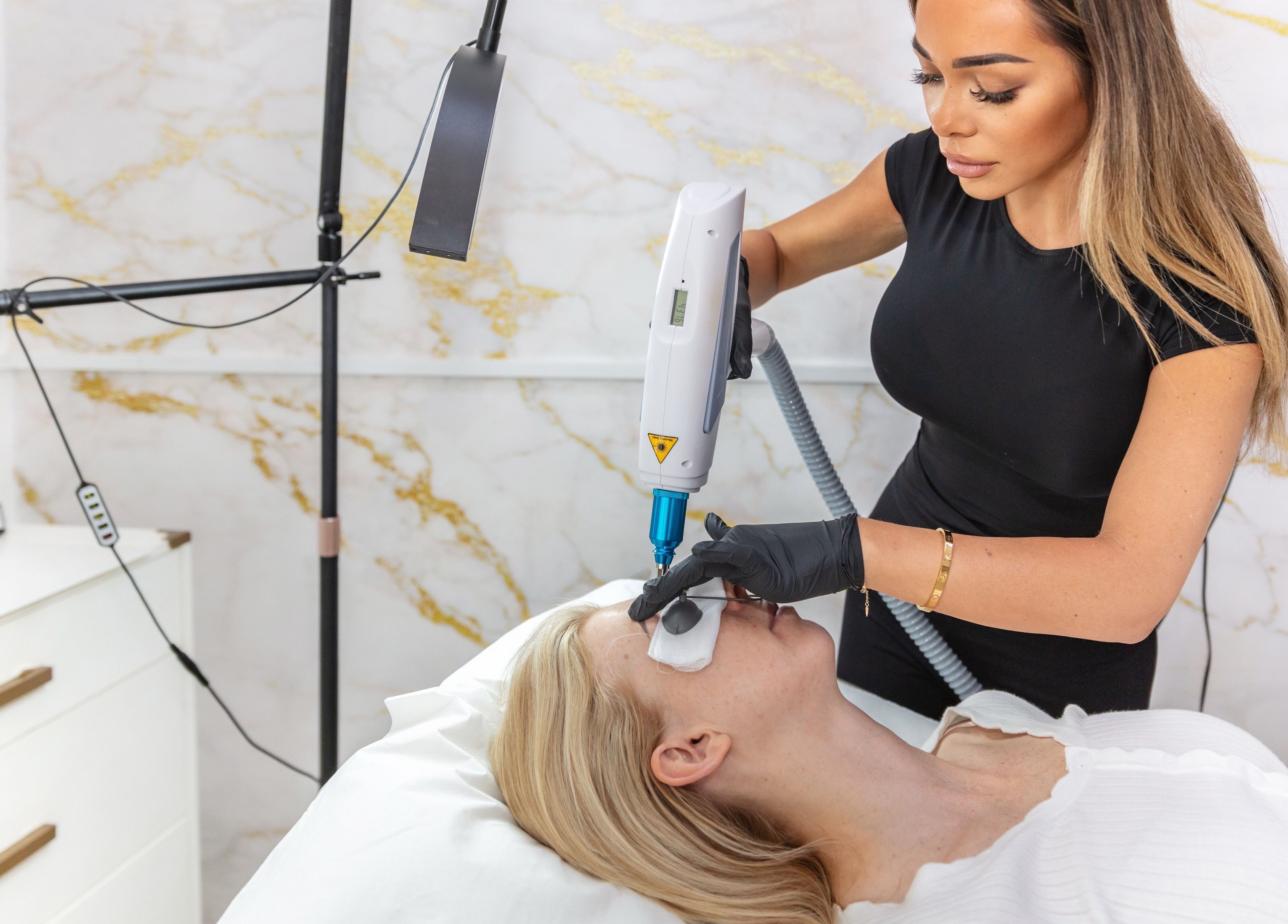 Charlotte Taylor Permanent Makeup Leeds Clinic Yeadon England GB beauty procedure enhancing client features.